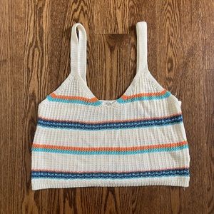 size large crochet/knit top